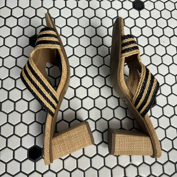 DV dolce vita haady straw heeled sandal size 8 - Picture 5 of 8